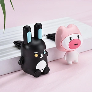 2020 ICARER Family Essential Oil Car Vent Diffuser Clip for Cute Car Fragrance