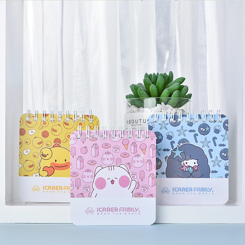 Hardcover Ring Binder Diary Paper Pocket Notebook with Pen Gift Set