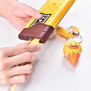 2021 New Design Usb Power Charging Cable Mobile Phone Usb Cable Keychain Data Cable