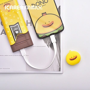 Phone cable wire cute cartoon cable protector mini usb cable for sale