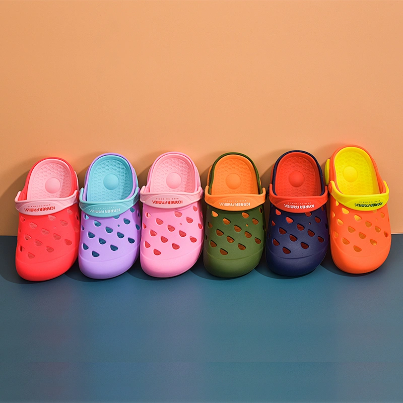 New Arrival Lovely Design Quick Drying Garden Shoes Lightweight Mesh EVA Kids Clogs