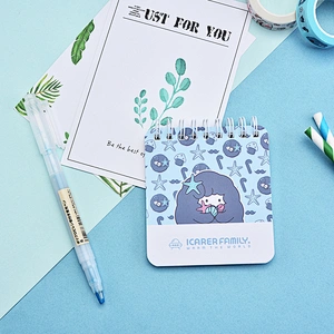 Hardcover Ring Binder Diary Paper Pocket Notebook with Pen Gift Set