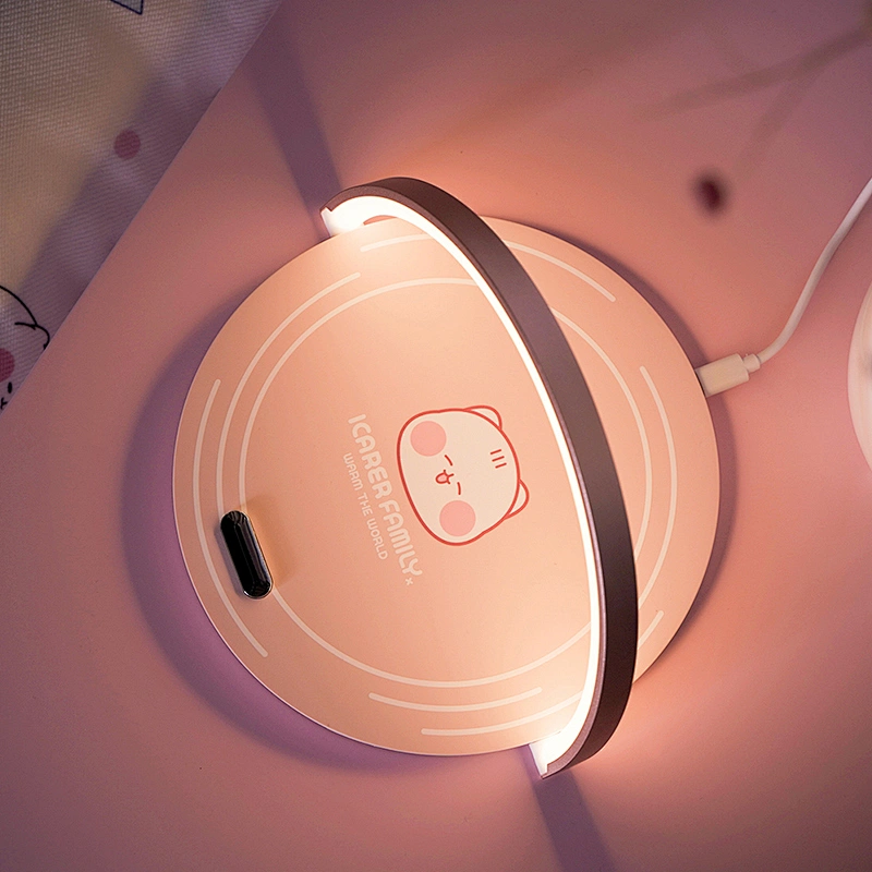 Winter High Quality New Design Rechargeable for Power Bank With Cute LED Lamp Fast Wireless Charges for QI Wireless Charger