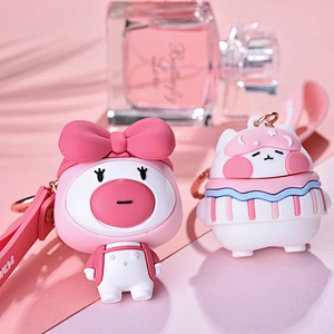 Perfume Key Chain Aromatherapy Essential Oil Diffuser Locket KeyChain Wholesale