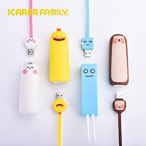 Unicorn Cartoon Cute Portable Mini 2500mah Power Bank For Emergency Using