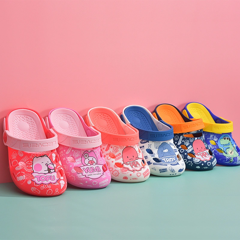 New Arrival Lovely Design Quick Drying Garden Shoes Lightweight Mesh EVA Kids Clogs
