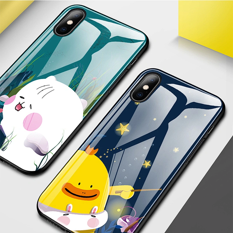 Beautiful Design Mobile Phone Protective Cover Glass Phone Case For iPhone X/XS/XS MAX for iPhone
