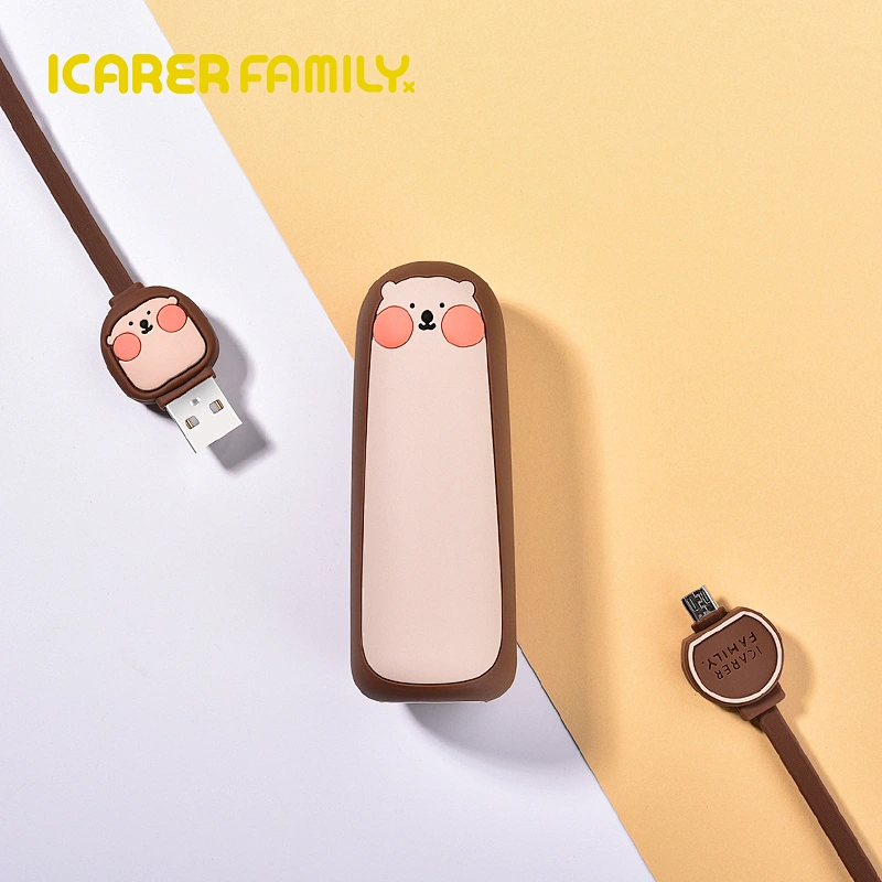 Unicorn Cartoon Cute Portable Mini 2500mah Power Bank For Emergency Using