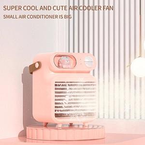 Wholesale New Amazon Hot Sale  Mini  Outdoor Air Conditioners Portable Desk Table Water Cooling Mist Fan Air Conditioner Fan for Home