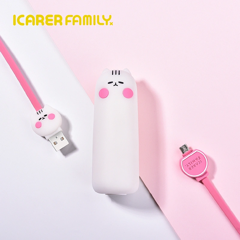 Unicorn Cartoon Cute Portable Mini 2500mah Power Bank For Emergency Using