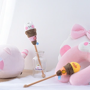 Cartoon plush toy knock back stick fitness massage hammer beat hammer massager middle-aged old man kick leg back hammer