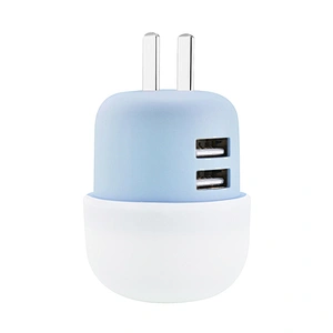 Led Light USB Plug Micro Multi Mobile Mushroom Phone USB Wall Charger