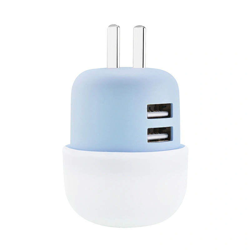 Led Light USB Plug Micro Multi Mobile Mushroom Phone USB Wall Charger