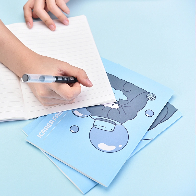 2021 New Design Promotional Gifts Diary Perfect Binding Pvc Kraft Paper Cute Notebook