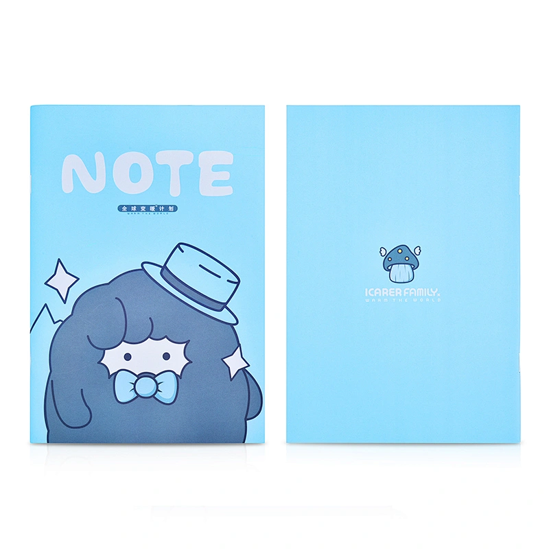 2021 New Design Promotional Gifts Diary Perfect Binding Pvc Kraft Paper Cute Notebook