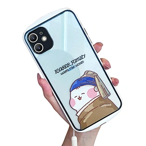 5 PCS Custom Portable Cute Design Phone Back Cover ABS Cell Phone Case for iPhone
