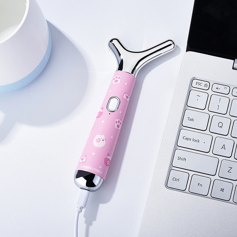 Y-Shape face massage portable beauty device with Roller For Anti Aging Face Beauty roller private label handle massager