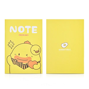 2021 New Design Promotional Gifts Diary Perfect Binding Pvc Kraft Paper Cute Notebook