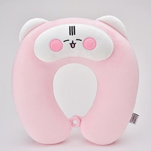100% Cotton Comfortable U Shape Travel Neck Pillow