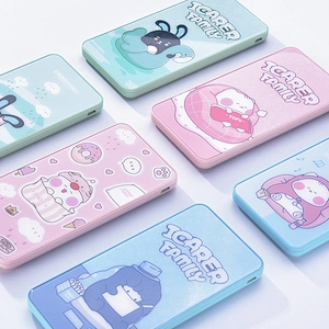 Mirror Glass Surface Portable 8000mAh Charging Power Bank