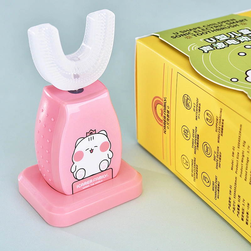 U-shaped 360 Degree Automatic Wireless Sonic Children Electric Toothbrush