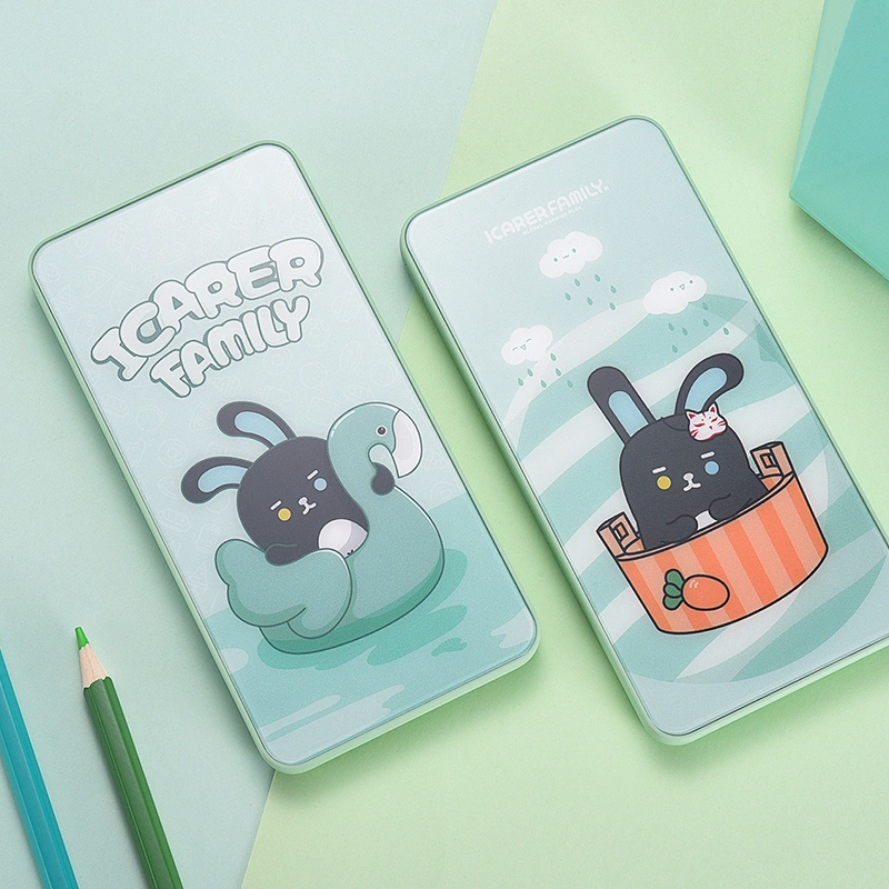 Mirror Glass Surface Portable 8000mAh Charging Power Bank