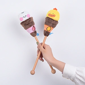 Cartoon plush toy knock back stick fitness massage hammer beat hammer massager middle-aged old man kick leg back hammer