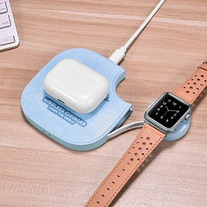 2020 New Arrival 3 in 1 Wireless Charger for Airpods and Watch Series for iPhone 12mini, wireless phone charger