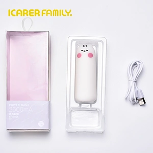 Unicorn Cartoon Cute Portable Mini 2500mah Power Bank For Emergency Using