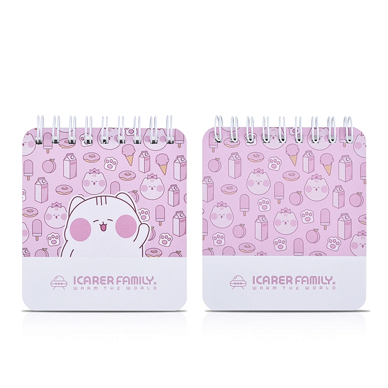 Hardcover Ring Binder Diary Paper Pocket Notebook with Pen Gift Set