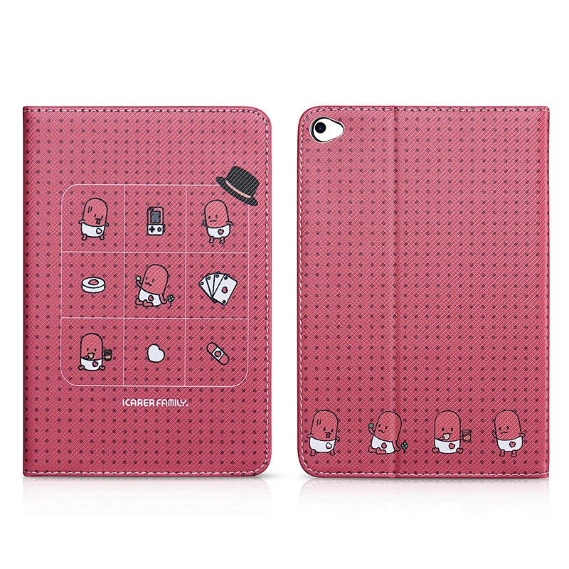 ICARER Lovely Design Mini PU Leather Table Case at Home/Office for iPad Mini