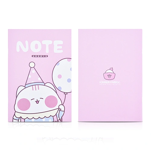 2021 New Design Promotional Gifts Diary Perfect Binding Pvc Kraft Paper Cute Notebook