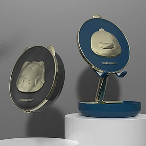 Cute Animal Cell Phone Stand Desktop Mobile Phone Holder, Silicone Rubber Smartphone Bracket Ornament For Desk iPhone