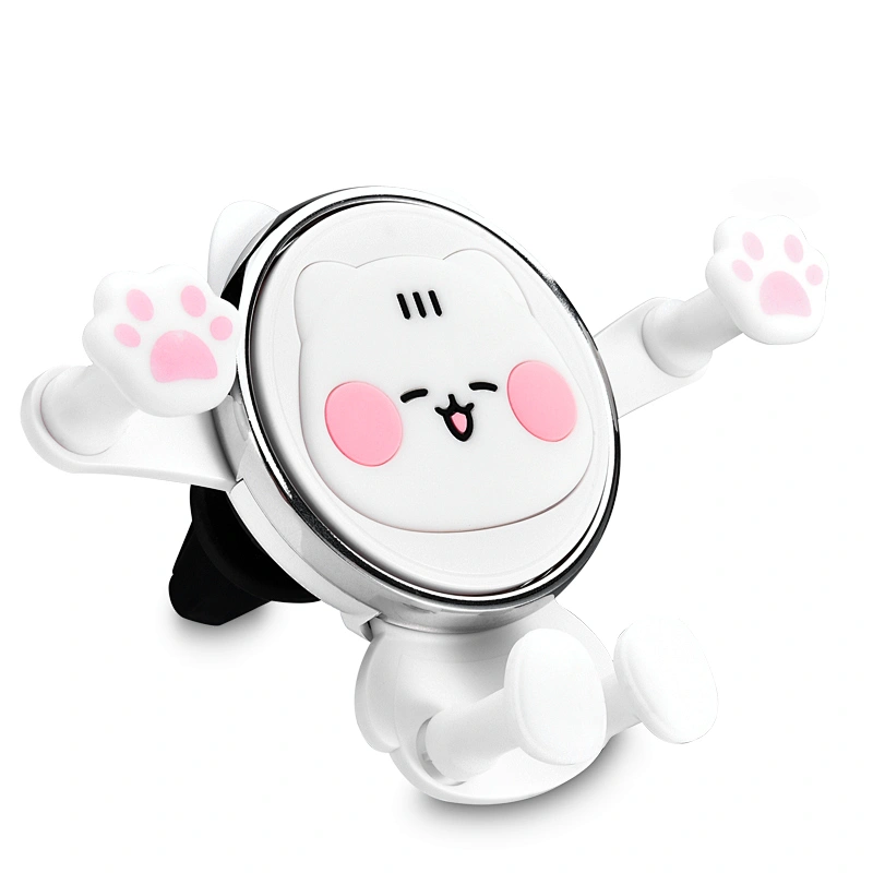 Icarer Family Universal Mobile Cell Phone Accessories Mount Cute Giraffe Silicon Car Air Vent Smart Phone Holder