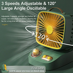ICARER FAMILY Mini Portable Fan USB Bathroom Fan Mini Portable Fan with Three Wind Speed Options for Hotel Use