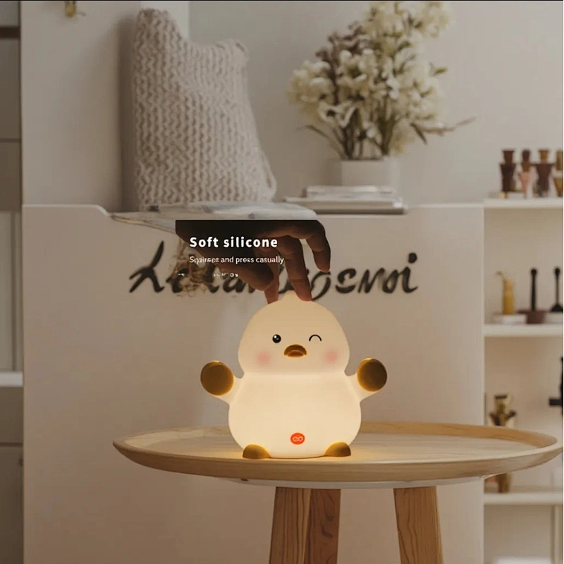 Cute Duck LED Night Light with Gentle Light for Kids Bedroom and Sweet Dreams Children Night Light