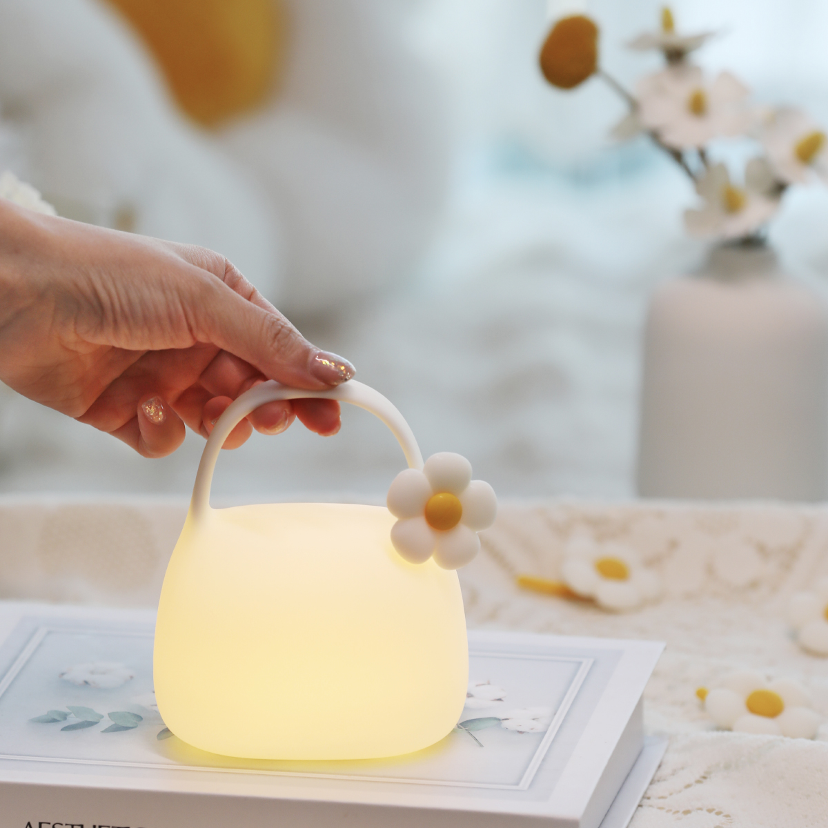 Bedroom Silicone Kids Light Lights Multicolor LED Cute Nursery Sleep Animal Soft Sale Dimmable Mini Lamp Kids Room Night Light