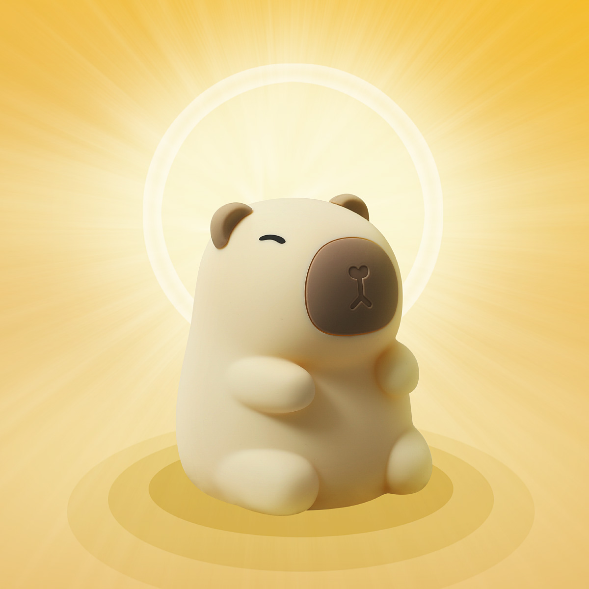 Capibala Pat Light Charging Three Gear Dimming Children Student Boys Girls Usb Charging Led Voice Silicone