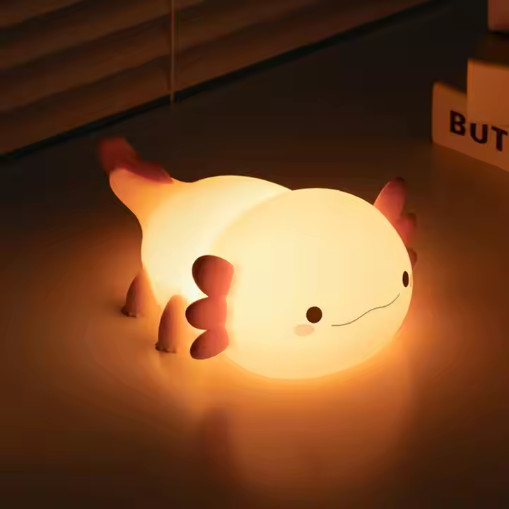 Kawaii Animal Dinosaurs Led Lamp Children Decoration Touch Led Silicone Animal Night Light Lamp for Bedroom Kids Baby