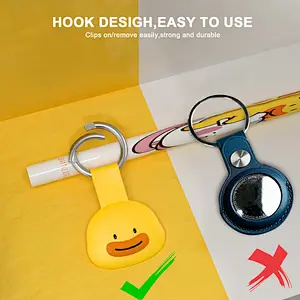 ICARE FAMILY for Air Tags  Protective case Factory  Keychain Silicone Case With Buckle for AirTag Case for Apple Tracker