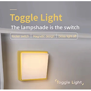 Unique Creative Wall Plug Modern Creative USB Night Lamp Home Room Decorative Rechargeable Led Toggle Switch Light for Bedroom