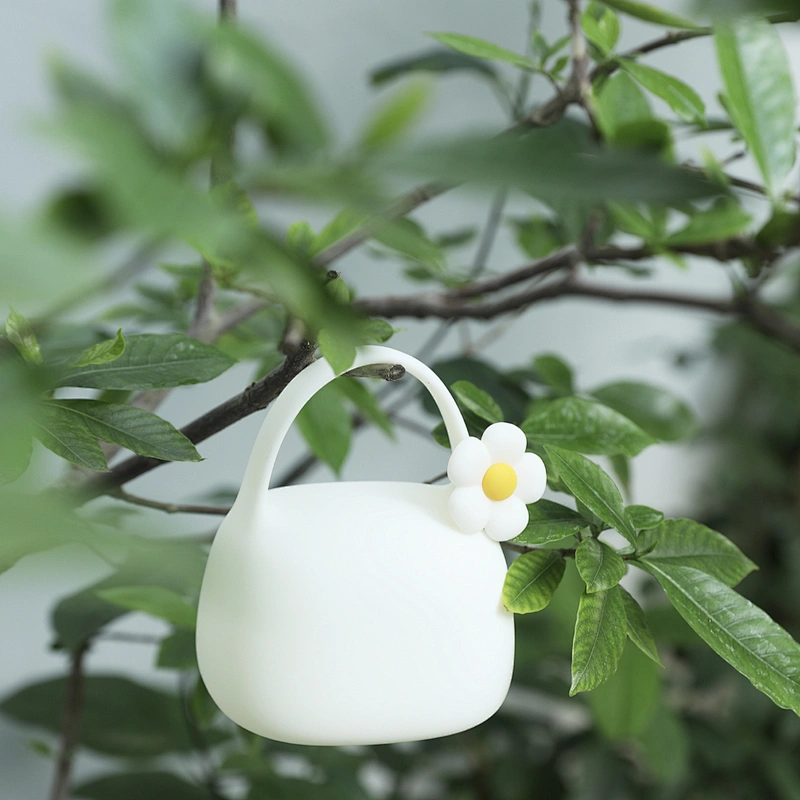 Modern Cute Round Rabbit Night Light Warm White LED Table Lamp for Bedroom USB Rechargeable Crystal Material