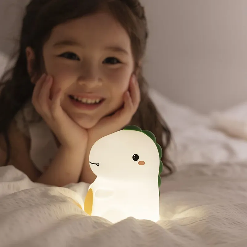 Cross-border New Happy Pat Light USB Cartoon Bedroom Atmosphere Light Creative Children Birthday Gift Night Light