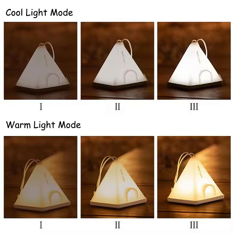 Rechargeable Kids Night Light Warm Color Silicone Table Lamps for Bedroom Use Touch Control Silicone Material Light