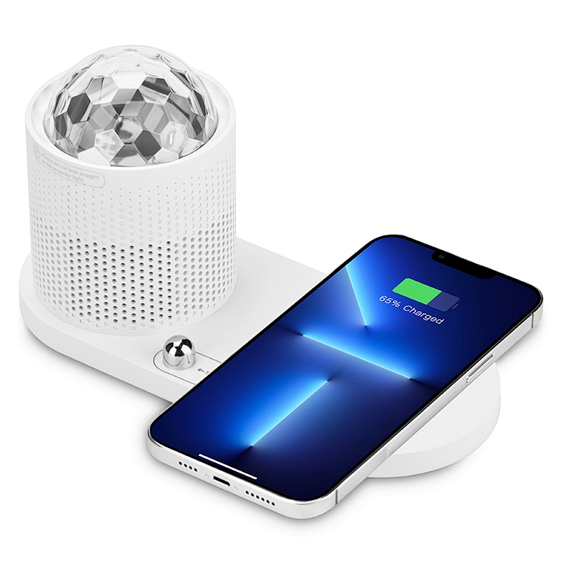 ICARER FAMILY Table Wireless Charger 10W 15W for iPhone for Airpods Wireless Charger Led Lamp