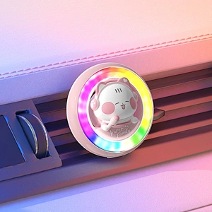 ICARER FAMILY Colorful Car Vent Aroma Air Freshener Aromatherapy Car Holder Clip Essential Oil Diffuser