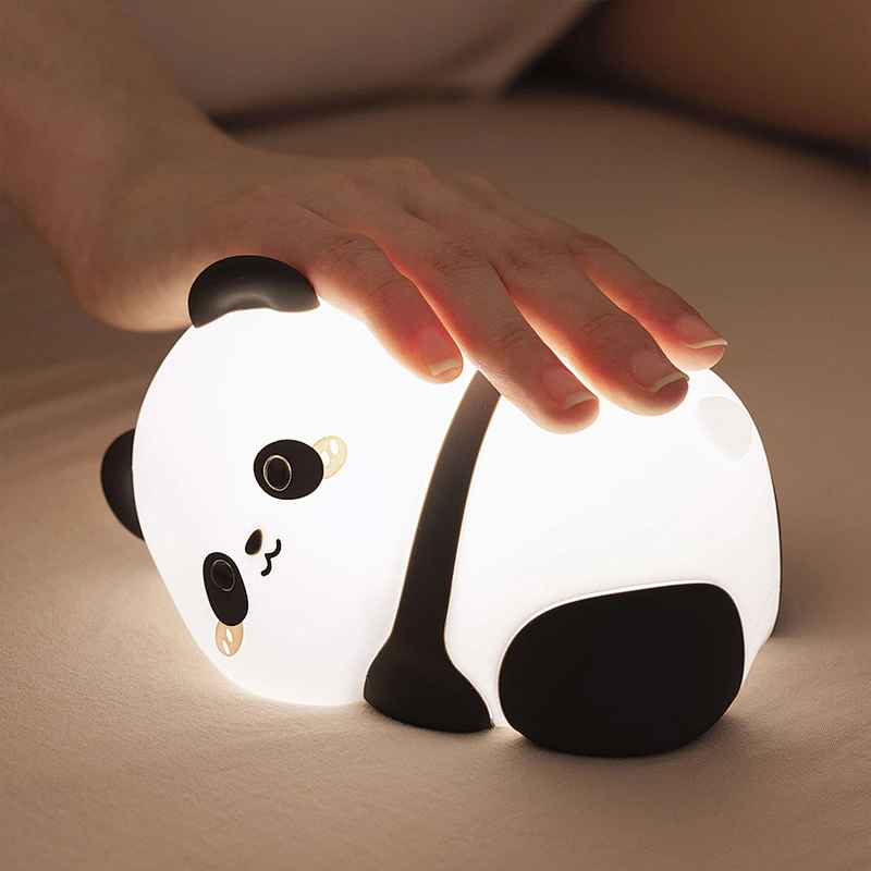 Panda Clap Light Bedroom Atmosphere  Children's Gift Clap  Timing Companion  Silicone Light Birthday Gift Factory Wholesale