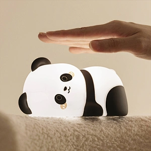 Cute Home Decorative Table Lamp Modern Lighting Mini Rechargeable Panda Silicone Night Light for Home Decor