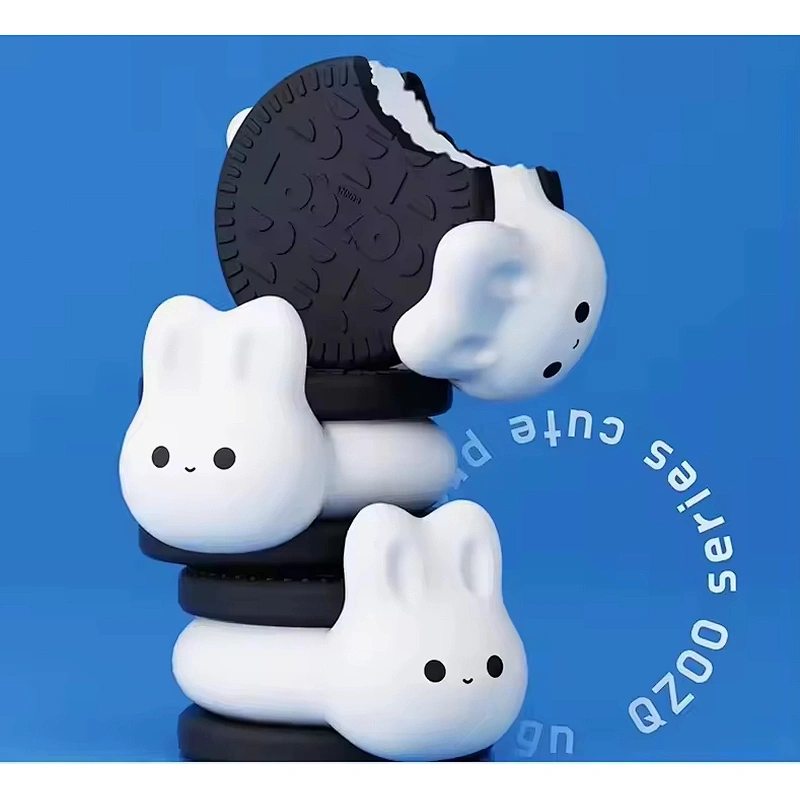 Cute Rabbit Pat Light Silicone Baby Sensor Night Light for Baby Home Use Table Night Light