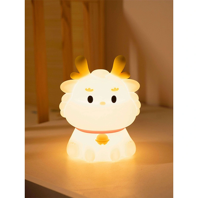 Cute Dragon Colorful Bedside Kids Gift Bedside Home Room Decoration Ambient Dimmable Tap Animal Night Light for Baby